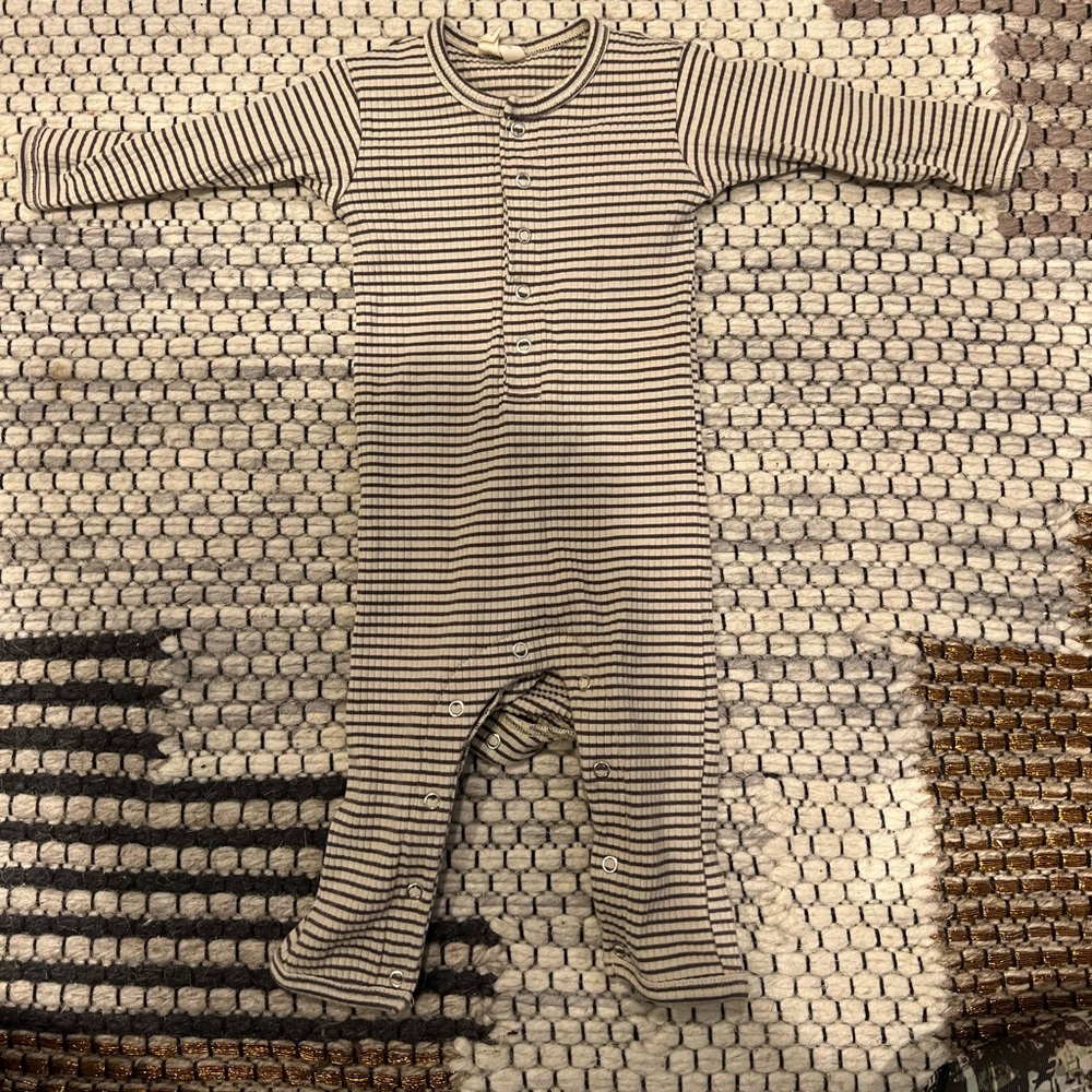 Quincy Mae Striped Romper